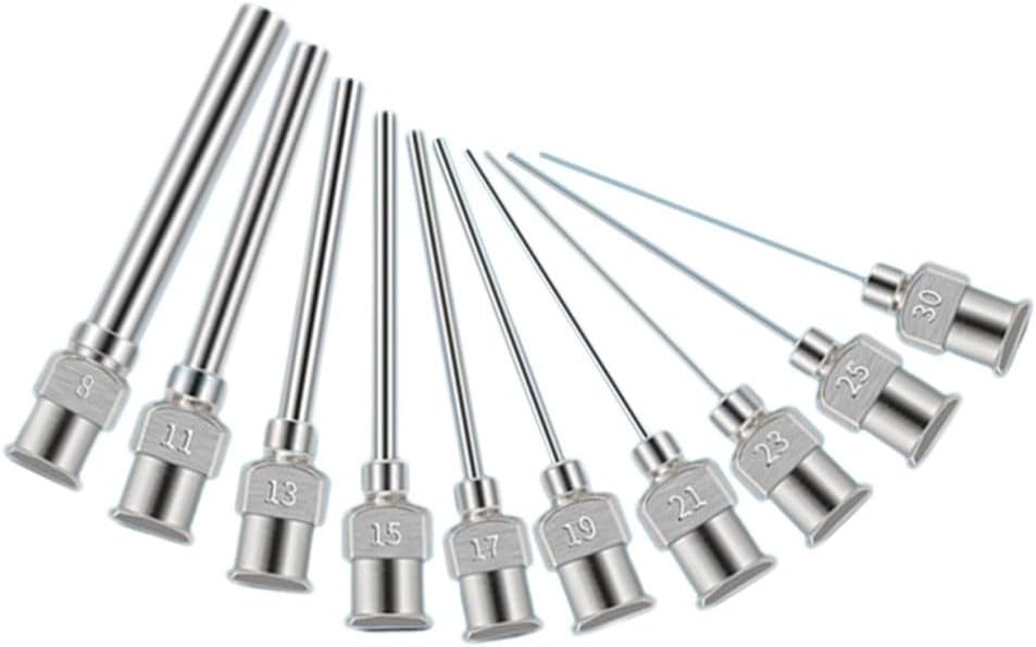 A stainless steel dispensing needle featuring a length of approximately inch makes it suitable for precise application across various industries (22G)