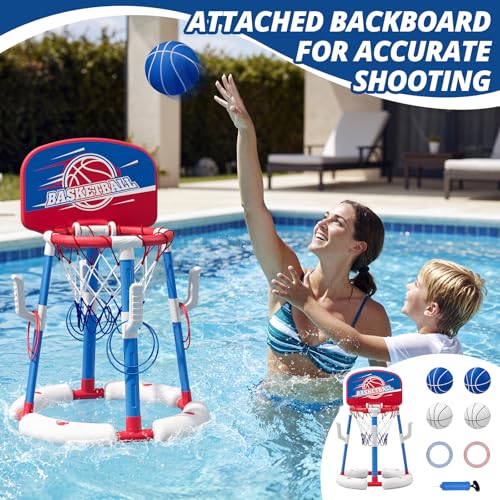Panier de basket de piscine gonflable pour animer vos étés - 4