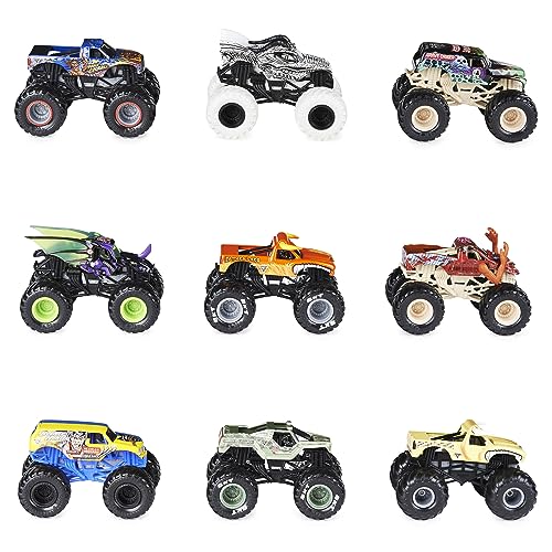Monster Jam 9 Pack Camiones Monster 1:64 Escala miniatura 3