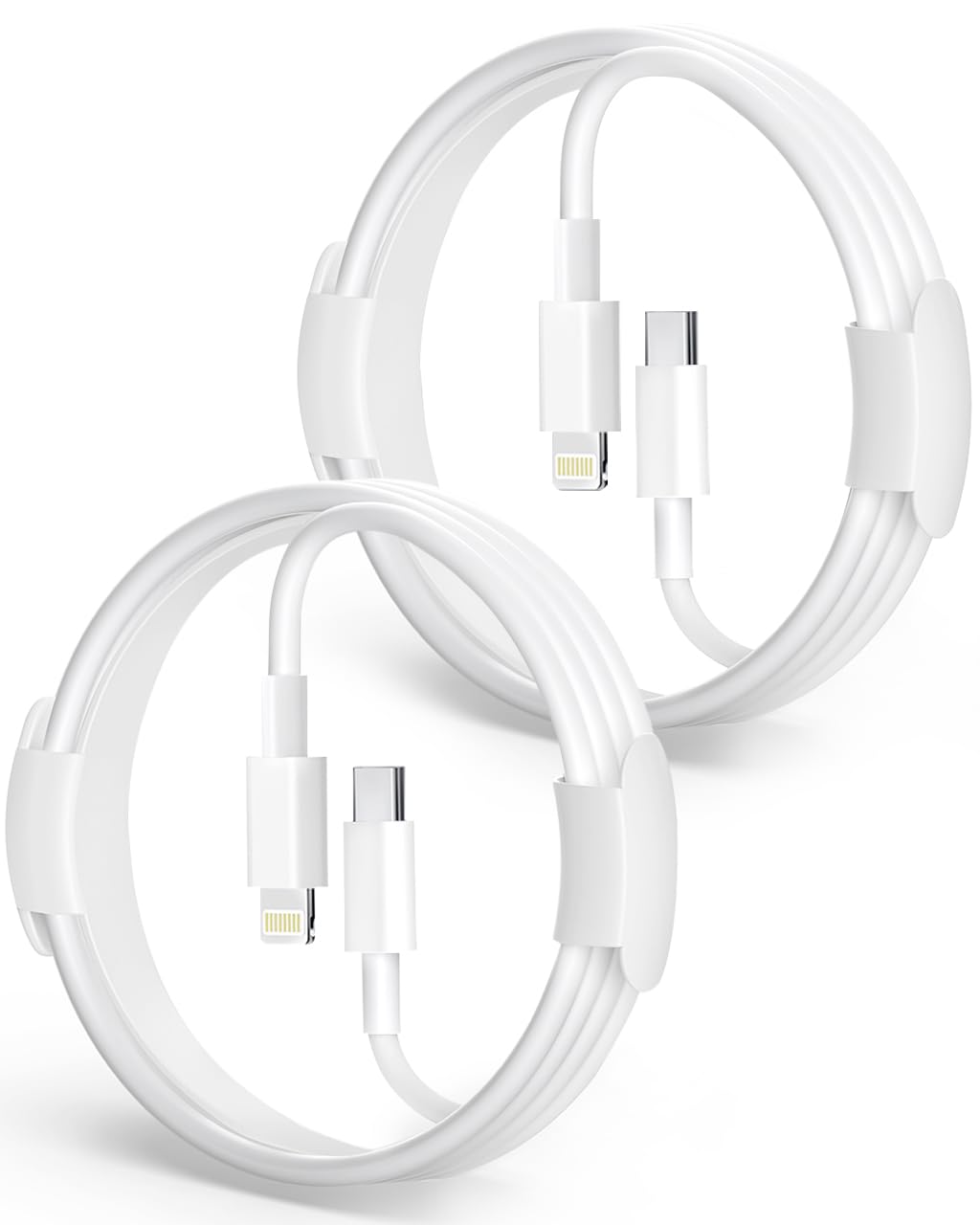 USB C to Lightning Cable [MFi Certified] 2 Pack 3FT iPhone Fast