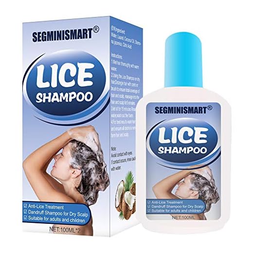 Champú Antipiojos Tratamiento,Champú Post-Tratamiento Piojos,Tratamiento para Piojos y Liendres,Champú Terapéutico Anti Piojos Niños con