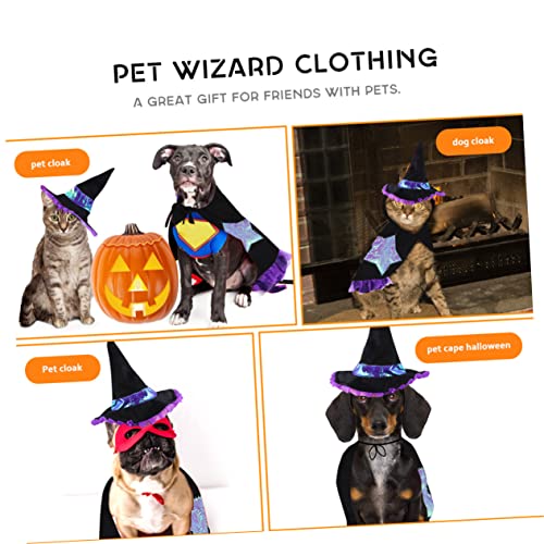 Disfraz de Mago para Perros y Gatos Talla L miniatura 3