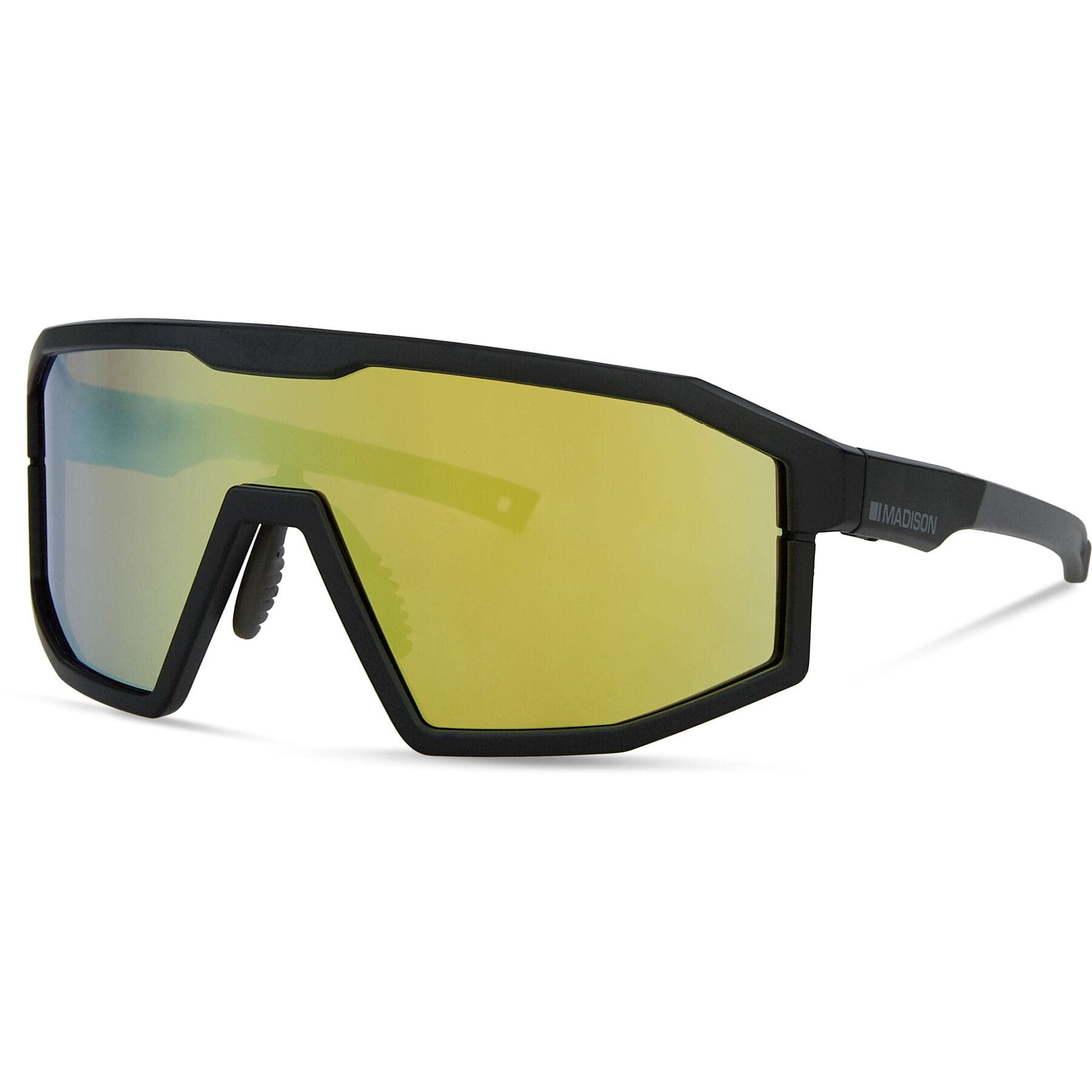 Madison Enigma Cycling Sunglasses - Matte Black Frame, 3 Lens Set/Bicycle Cycle Biking Bike Mountain Road Eyewear Sun Glasses Eye Wear Protection Accessories Trail Enduro Anti Glare Multi Shade