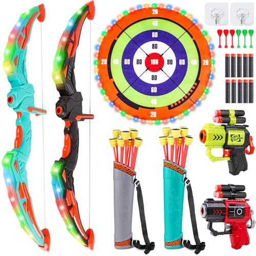 Verdantree 2 Pack Arco y Flechas para Niños, Juguete...