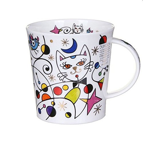 Dunoon Curious Cats, Bone China, Moon