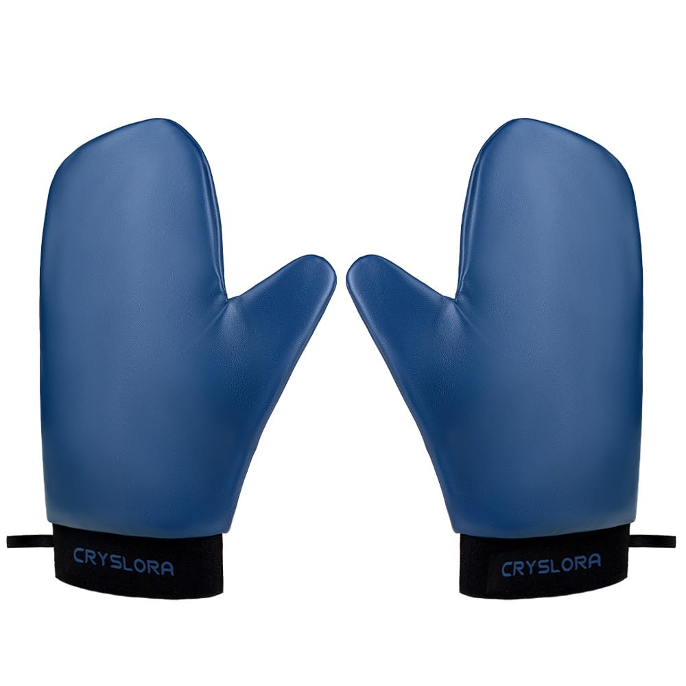 Photo 1 of Cryslora Self Tanning Mitt, Lotion applicator, 2 Washable Tanner Glove Blue