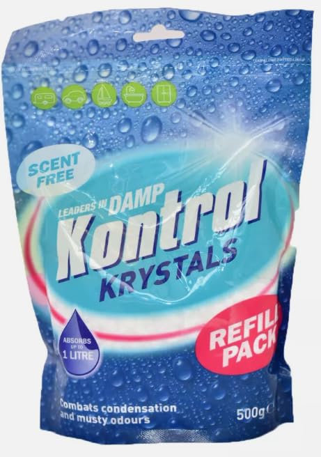 Kontrol Moisture Trap Damp Absorber Refill Crystals 2.5kg Krystals Pack X 2 | UK - View #5