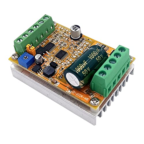 MSCHENZW 6-60V BLDC Triphasé DC ContrôLeur de Moteur Brushless 400W PWM Carte Pilote de Commande de Moteur Hall (Sans Hall)