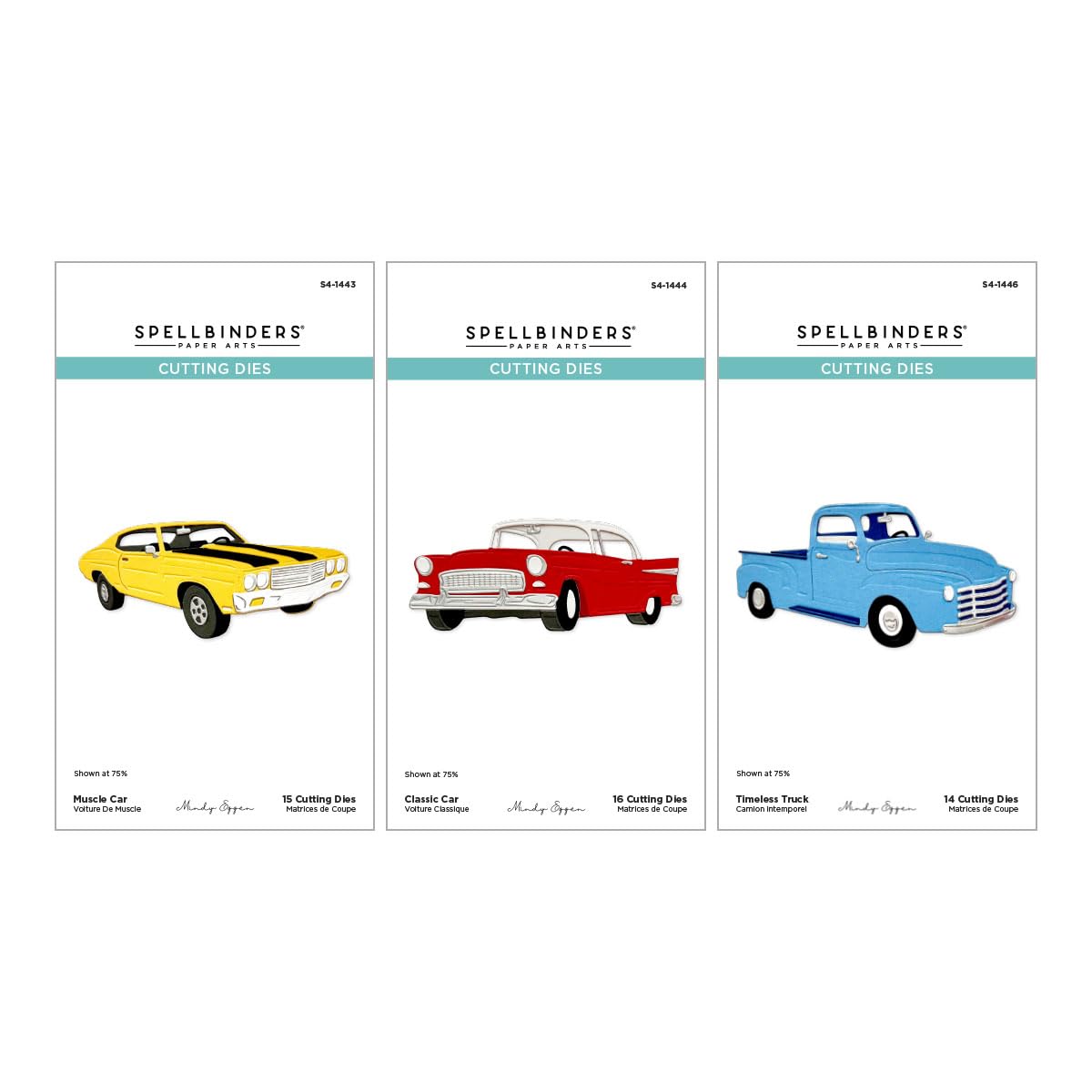 Spellbinders Classic Road Legends Car & Truck Die Bundle