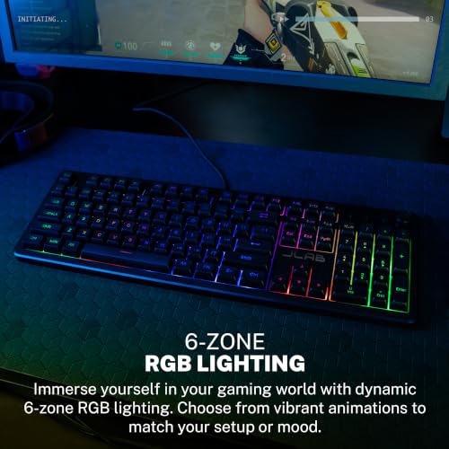 Teclado Gamer Nightfall Gaming Keyboard Con Cable USB-A miniatura 4