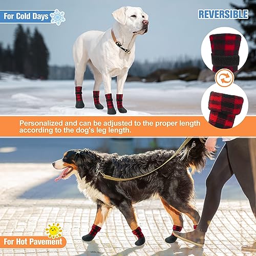 Beautyzoo BEA_6139148RED_XL Anti Slip Dog Socks Boots thumb #6