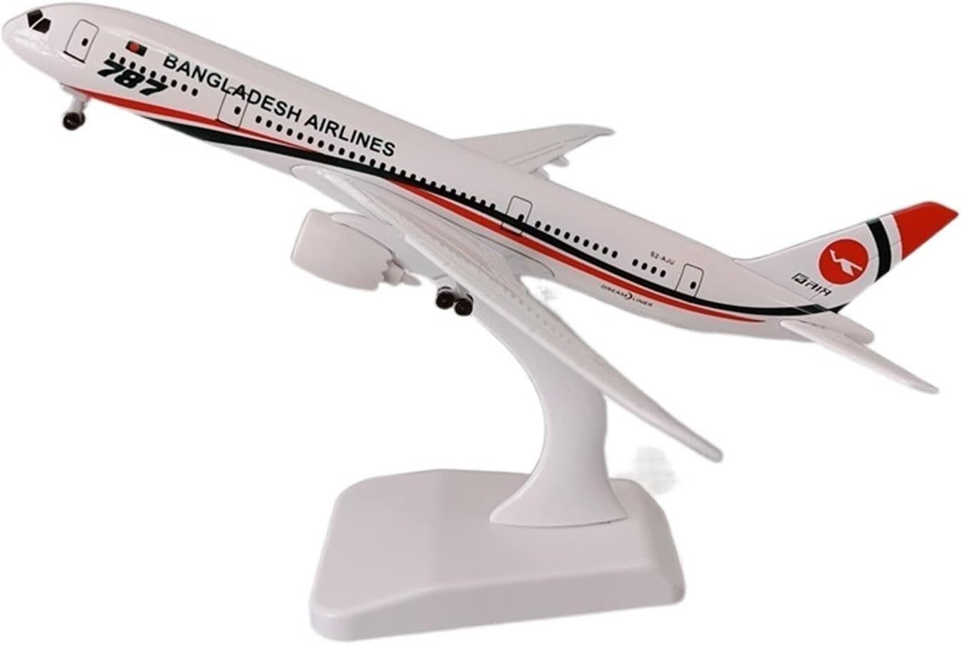 19cm Alloy Metal Fit for 787 B787 Airline Die Cast Airplane Model with Wheels Landing Gear Hobby Playgame Kit