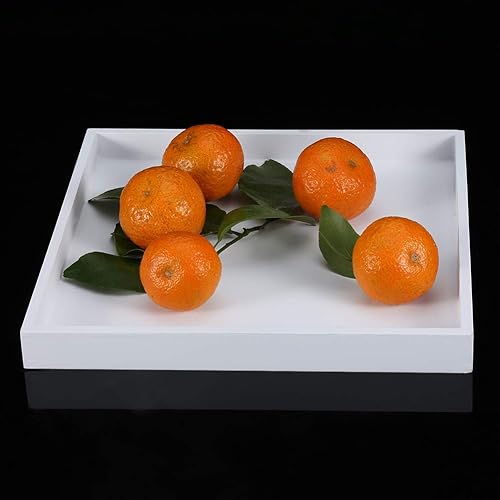 Miniatura 6 de Bandeja de madera para servir, bandeja de madera para servir vintage, bandeja para desayuno, mesa de café, bandeja para servir frutas, dulces,