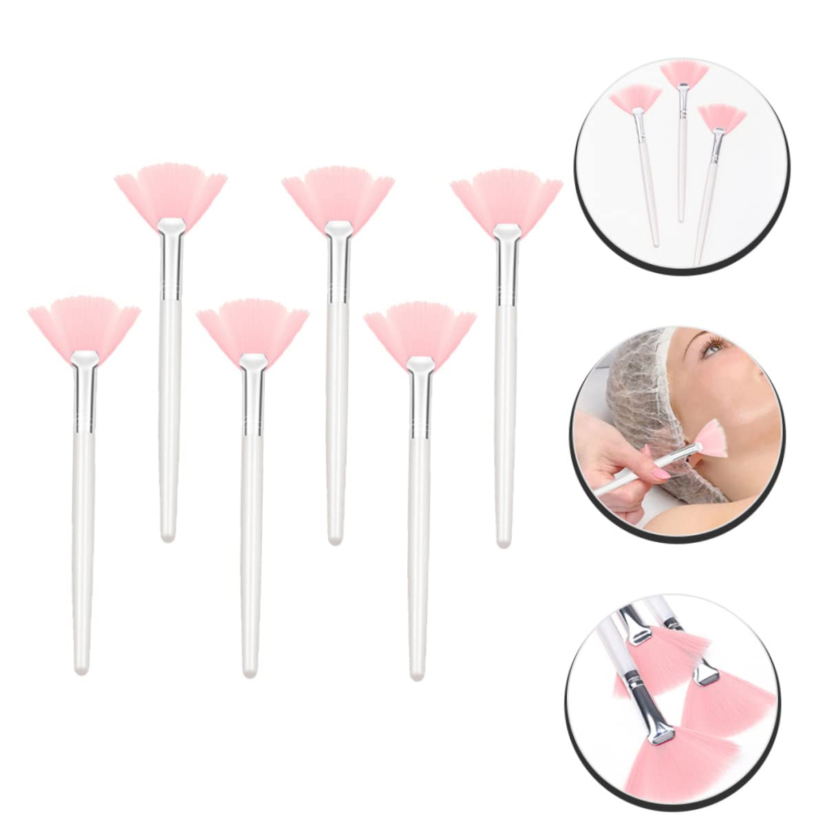 FOMIYES 24stücke Teiliges Pinselset Für Gesichtsmakeup Weiche Gesichtspinsel Für Puder Foundation Und Blush Für Frauen Und Mädchen Einfach Zu Handhaben Langlebig Und Beim Verblenden