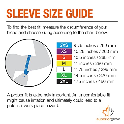 KTAG1T18T TenActivTM Grey Stay-Cool Cut-Resistant Sleeve 18