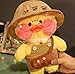 TBQYW Cute Little Ducks Plush Doll, Lalafanfan Duck Cafe Mimi Duck Peluche Bambole, Simpatico Animale di Peluche Coreano, Regalo di Compleanno per Bambini 30 Cm L