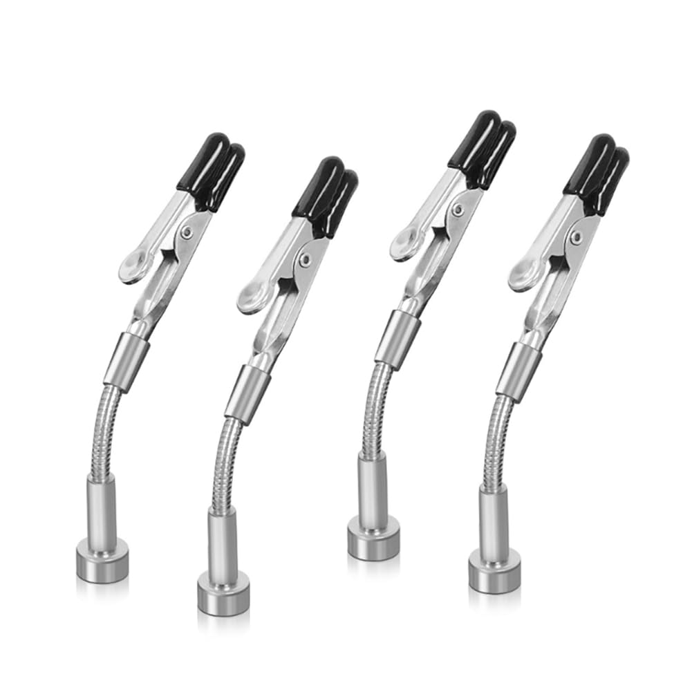Comphic As Shown 4Pcs Flexible Gooseneck Metal With Alligators Clips For Helping Hands Third Hand Tool Automobile Electronics