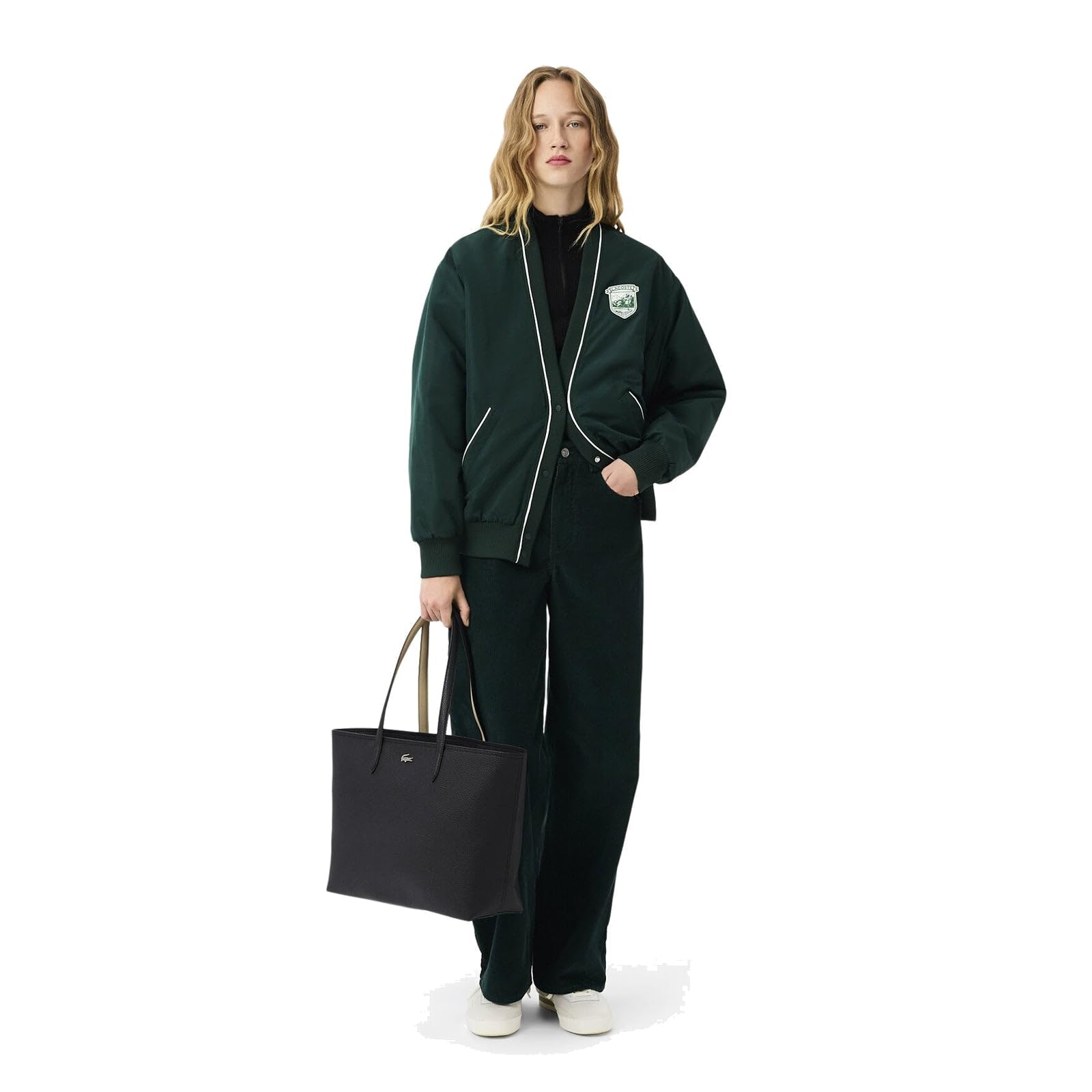 Lacoste Anna Zipped Tote, Bolsa de Mano Mujer