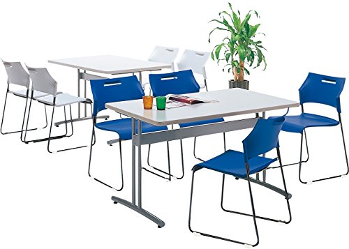 サンケイ ループスタッキングチェア ブルー CM395-MS 4脚セット [3]