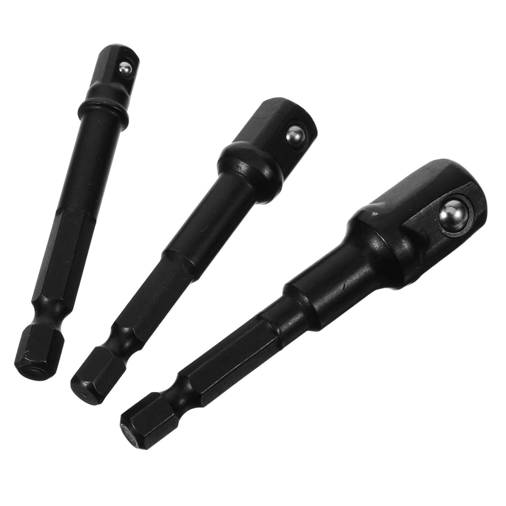 Adaptateur tournevis rotatif Tofficu avec arbre à douille pivotant en acier noir résistant