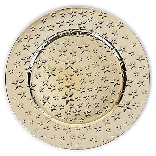 Magic Dekoteller aus Kunststoff 33cm | Dekoplatte Weihnachtsdeko rund...