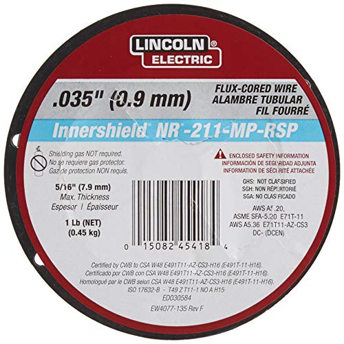 lincoln electric co ed030584 03534nr-211 fluxco wireblack