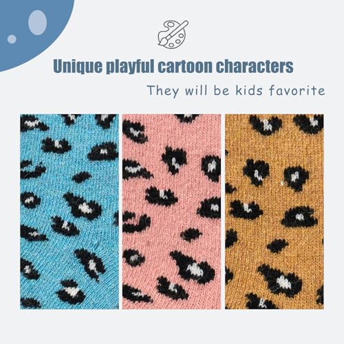 Girls Wool Socks Kids Winter Warm Socks Thicken Thermal Crew Socks for Girls 6 Pairs4