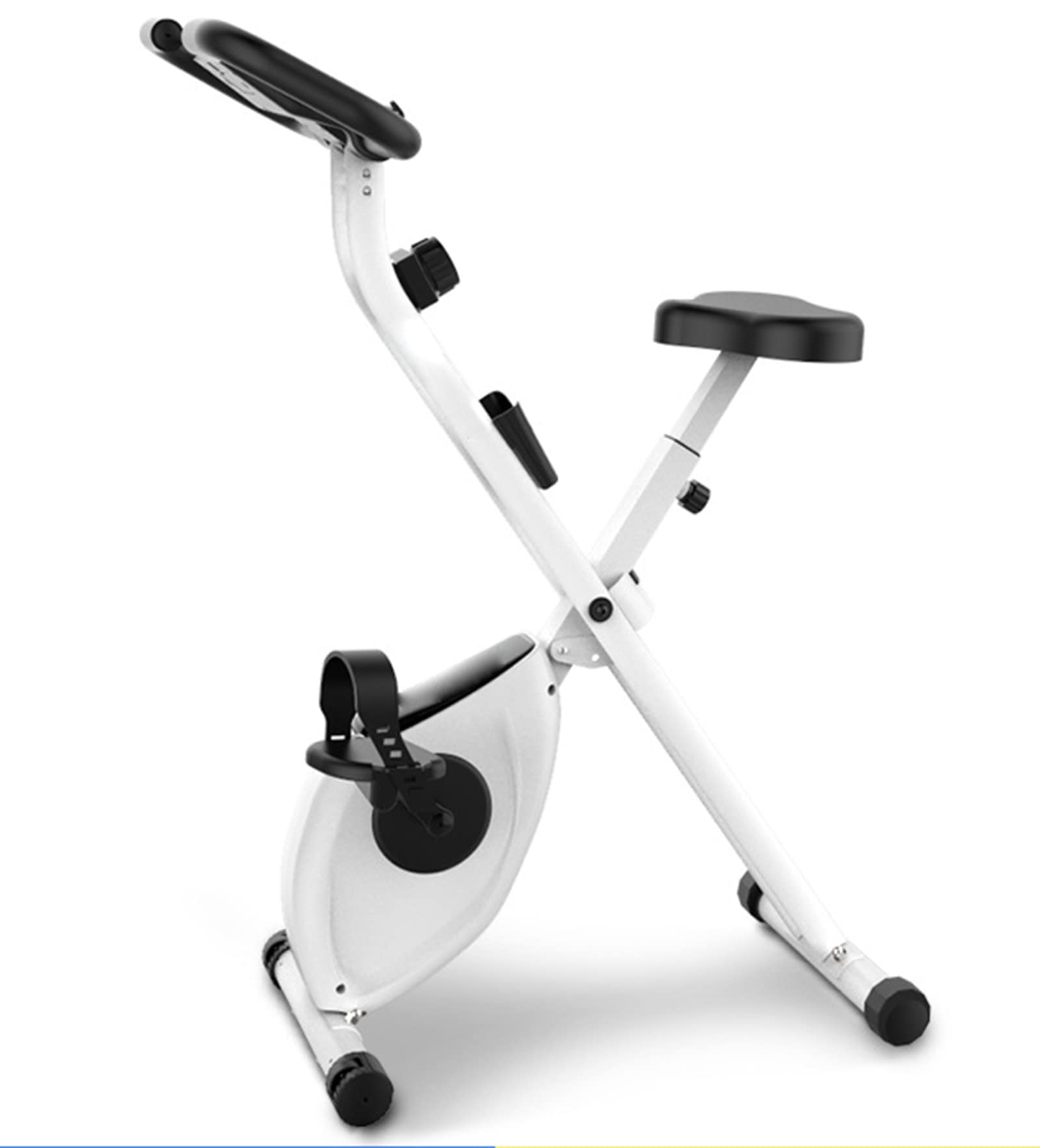 Eiwitany Spinning Bicycle Multifunctional Magnetic Control Indoor Exercise Bike Pedal Bicycle Aerobic Exercise Fitness Exercise Equipment (A)
