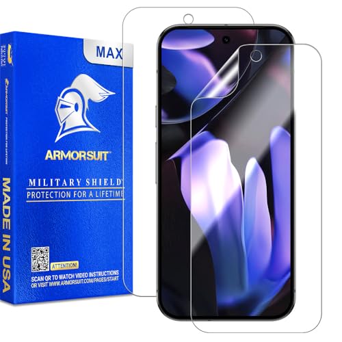 ArmorSuit 2 Pack for Google Pixel 9 Pro XL Screen Protector Max Coverage MilitaryShield HD Clear Film - Made in USA