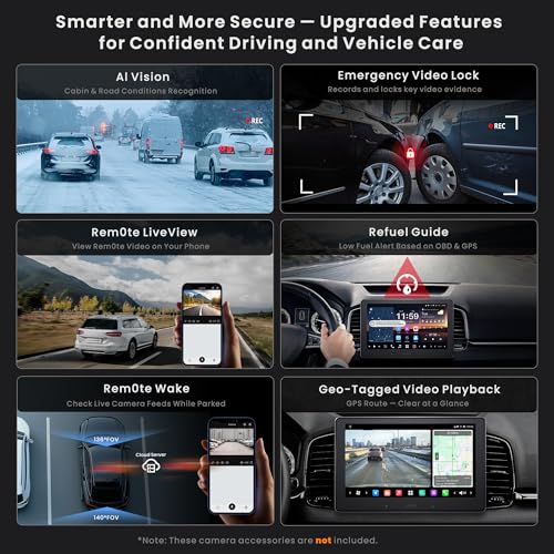 Image of ATOTOZONE X10 10 inch QLED Touchscreen AI Android Double Din Car Stereo | ChatGPT 4, 8G+128G, 4G LTE, 7.1.2 Audio, Wireless CarPlay & Android Auto, Emergency Lock, GPS, HDMI in, ADS Protocol
