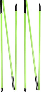 Ronyme 2Pcs Golf Alignment Sticks Golf Swing Trainer Foldable Alignment Rods Golf Aiming Sticks for Exercise, Aiming, Putting, Full Swing Practice, Green