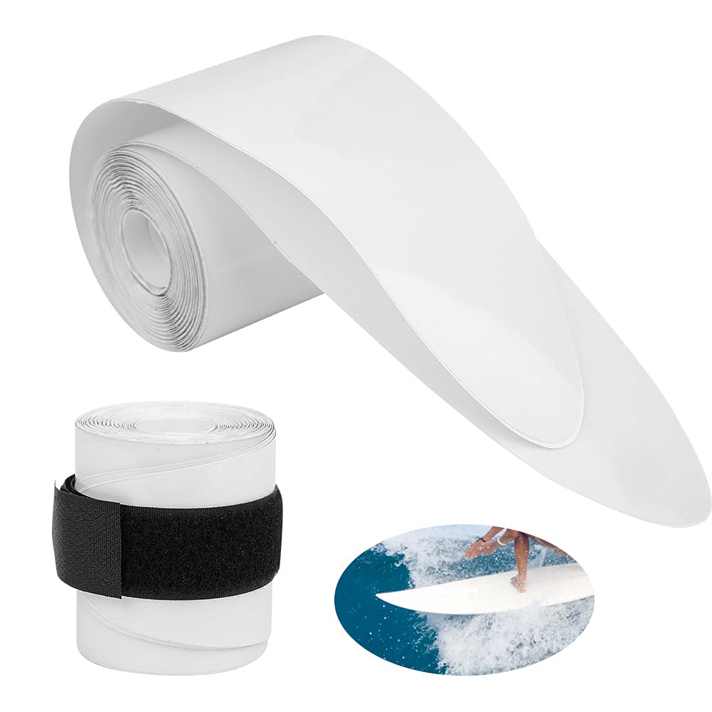 Cinta Protección Borde Tabla Surf PVC 2 Piezas Transparente