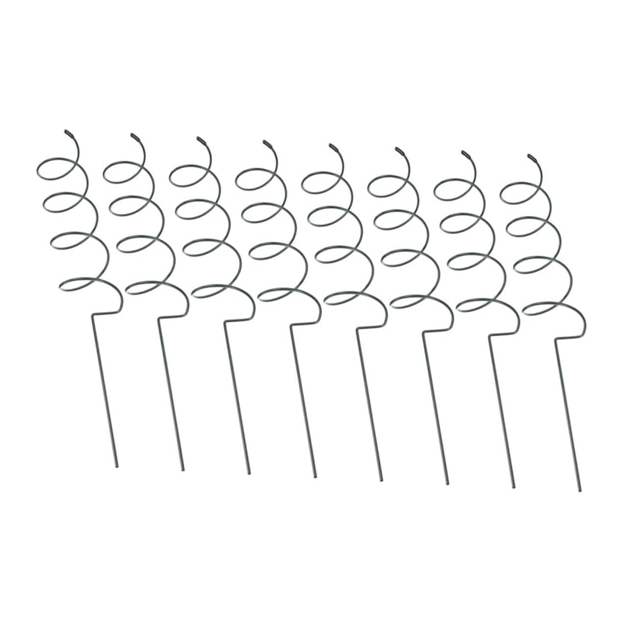 Yardwe Lot de 8 Tuteurs Spirale en Fer pour Plantes Grimpantes, Support Solide et Facile à Insérer, pour Jardin Extérieur et Protection Croissance