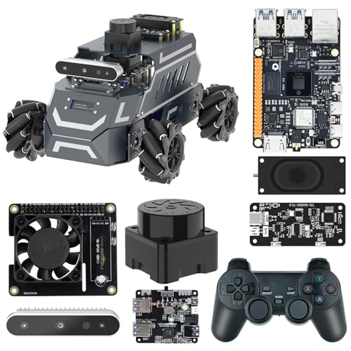 Image of Yahboom ROS2 Robot Rosmaster M1 Embedded Intelligence,AI Large Model,SLAM Navigation,Development Boards Available (Superior Ver with RDK-X5-8GB)