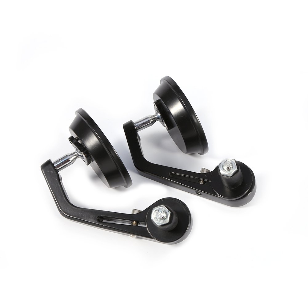 Rétroviseur pour moto 7/8" universel rond guidon extrémités rétroviseurs latéraux chromés