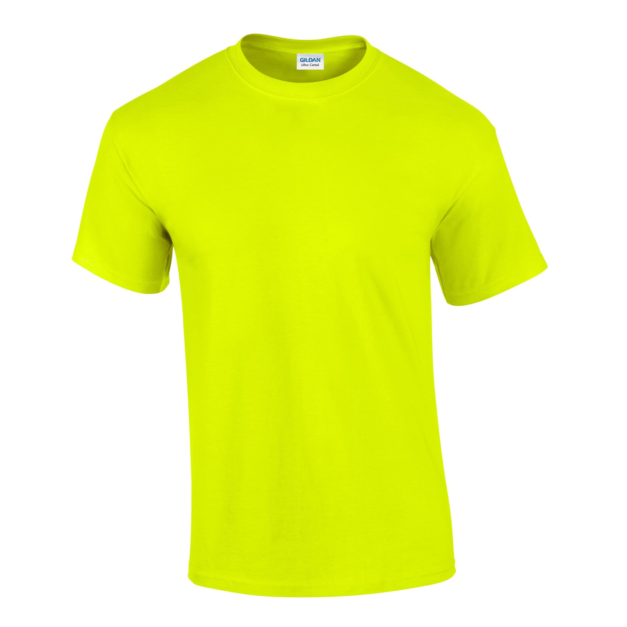 Gildan Unisex Adult Ultra Cotton T-Shirt (3XL) (Safety Green)