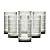 D&V By Fortessa Jupiter Iced Beverage Glass, 13 Ounce, Set of 6 (Smoke Gray)