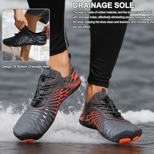 Image of Hike Barefoot Shoes Women Men Pro Water Footwear Wide Toe Box Non-Slip Unisex Athletic Outdoor Running Shoes