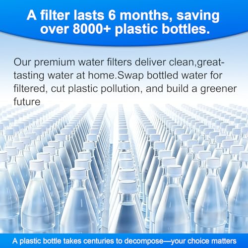 Image of FPPWFU01 Water Filter Replacement Compatible with Frigidaire FPPWFU01 Water Filter, EPPWFU01, PurePour PWF-1, EPPWF01 PureAdvantage PWF-1 (3 PCS)
