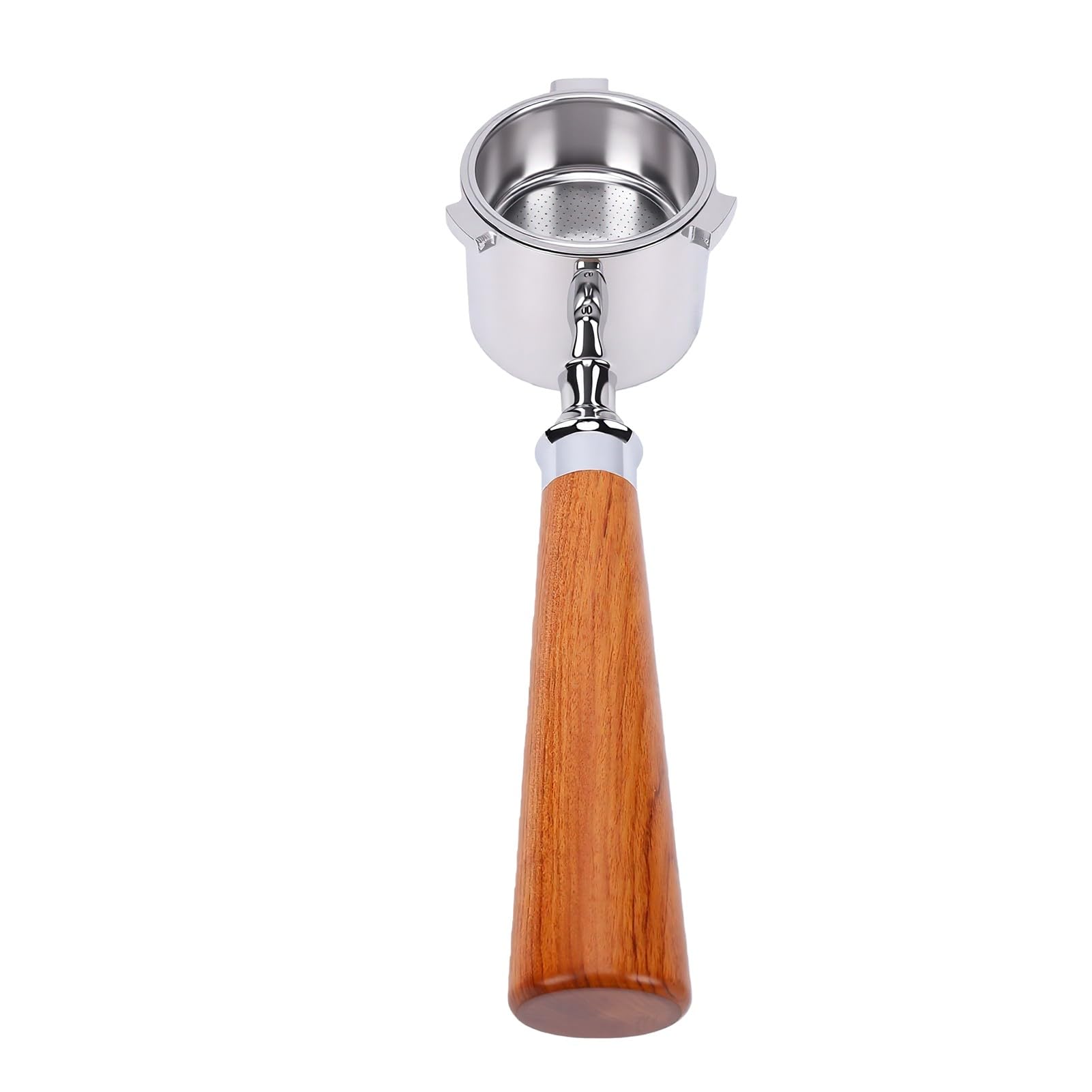 SUNGOOYUE Portafiltro Bottomless 51mm 3 Orecchie Manico in Legno di Rosa