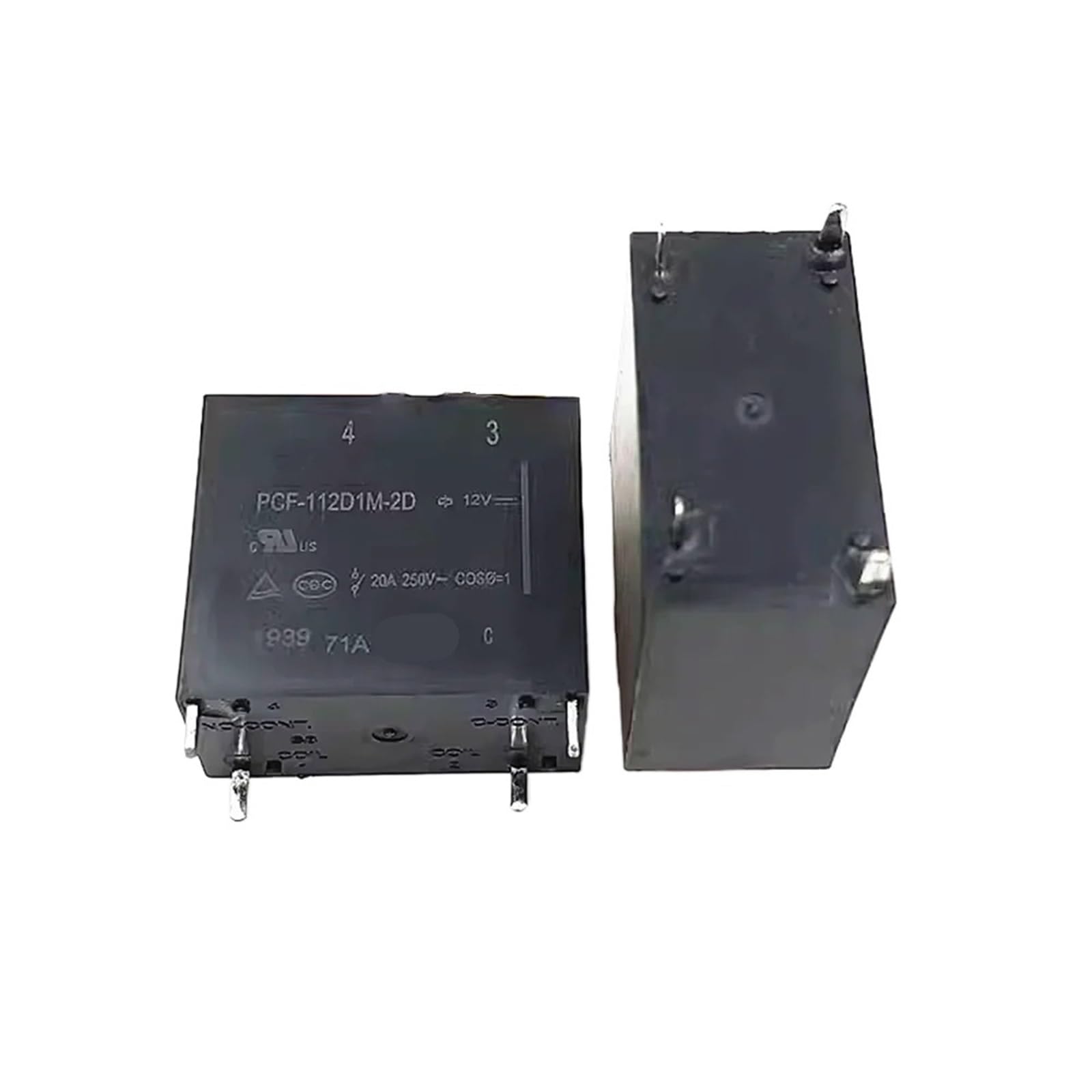 2 sztuki PCF-112D1M-2A PCF-112D1M-2B PCF-112D1M-2C PCF-112D1M-2D PCF 112D1M 2D 2B 2C 12V 20A 4PIN przekaźnik do samochodu(PCF-112D1M-2A)