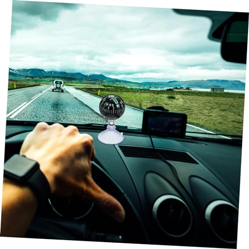 Brújula compacta esférica para tablero de auto miniatura 3