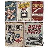 oFloral Vintage Car Service Fleece Throw Blanket for Girls,Boy,Baby,Kids Auto Parts, Gas, Tire Shop, Garage, Auto Batteries Cozy Blanket for Bed, Couch, Car 30x40 Inches