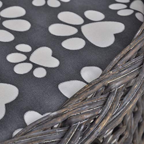 Cuccia per Gatti e Cani, Cestino in Vimini per