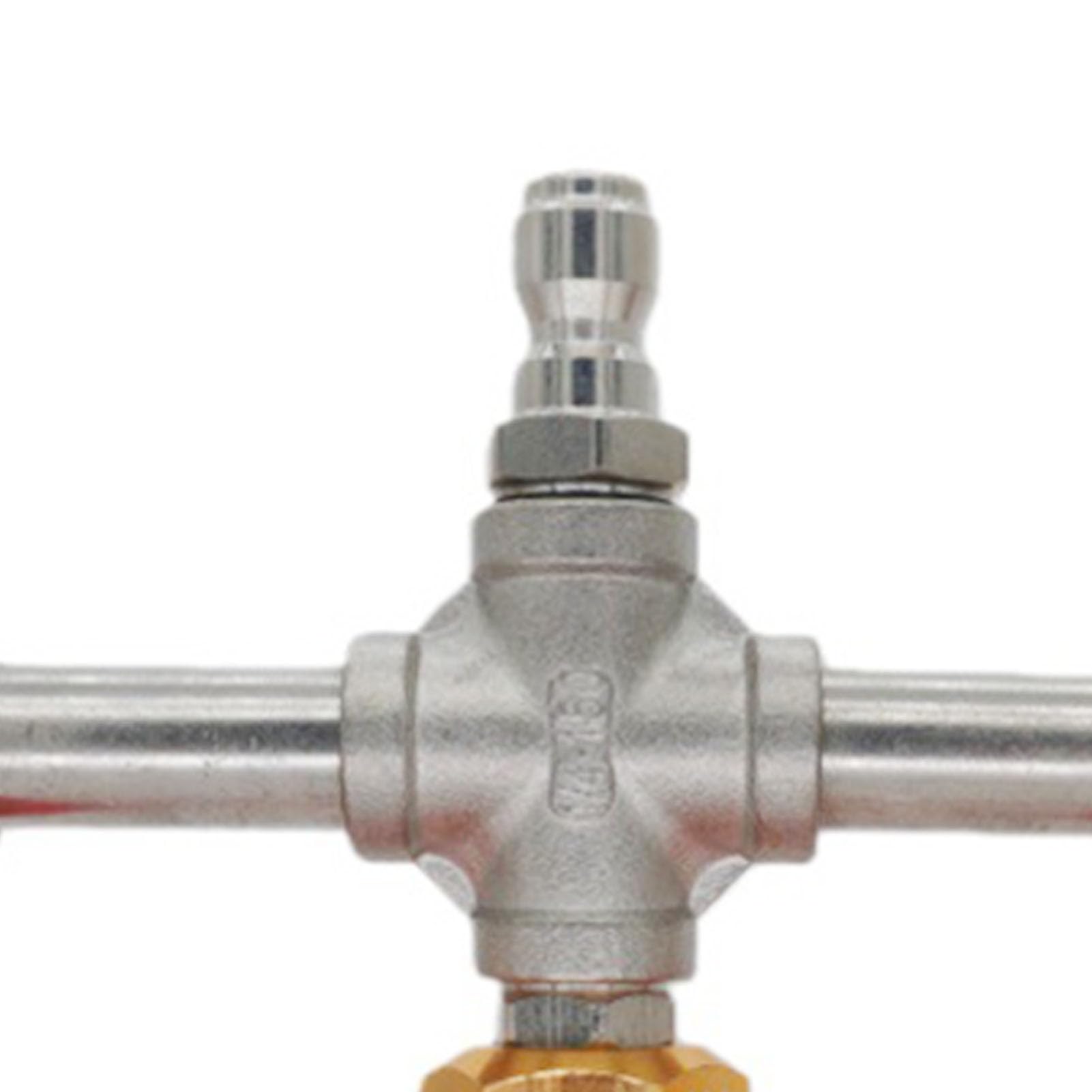 Lavadora de alta presión con boquilla de turbina 3 en 1, 4000 PSI, orificio de 2,5 pulgadas