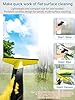 Eave Nettoyeur Vitre, Kit Nettoyeurs de Vitres Sans Fil avec Autonomie de 45 min, Lave Vitre Electrique avec Raclettes de 28cm & Réservoir de 200ml, Adapté aux Vitres, Carrelages & Miroirs (jaune) #3