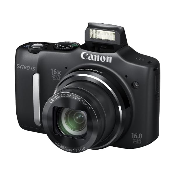 Canon PowerShot SX160 is Digitalkamera (16 MP, 16-Fach Opt. Zoom, 7,5cm (3 Zoll) LCD) schwarz – Bild 5