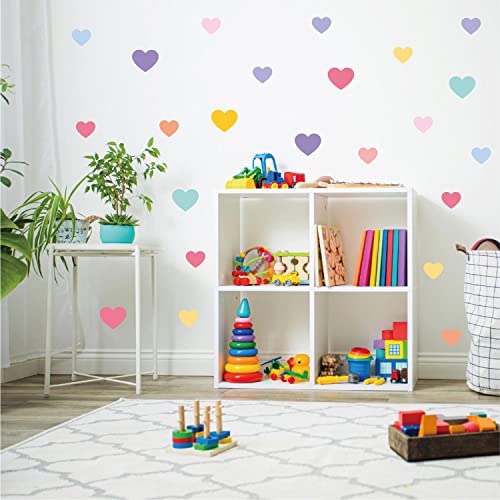 10 Sheet Heart Wall Sticker For Boys Girls Baby Bedroom Playroom Study Room Living Room Dance Room Nursery Room Valentine's Day Wedding Party Decoration #TOP1