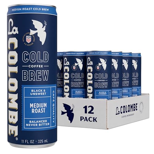 La Colombe Coffee, Cold Brew Black, Unsweetened, 11 fl oz Ca...