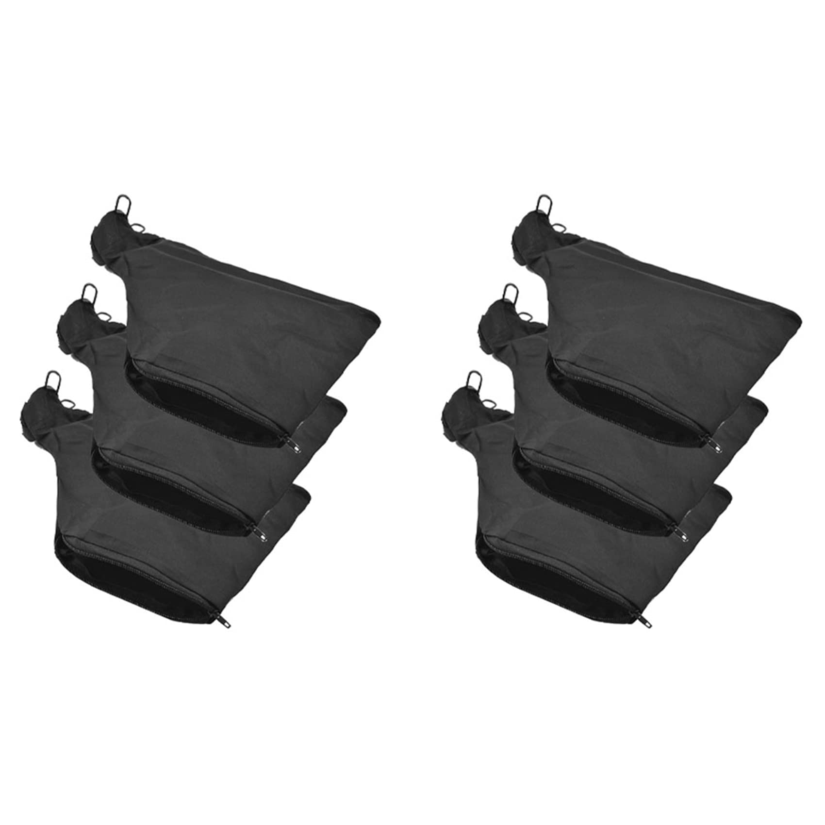 Jnchdghwa Black Saw Dust Bag, Dust Collector Bag With Zipper & Wire Stand, For 255 Model Miter Saw 6Pcs
